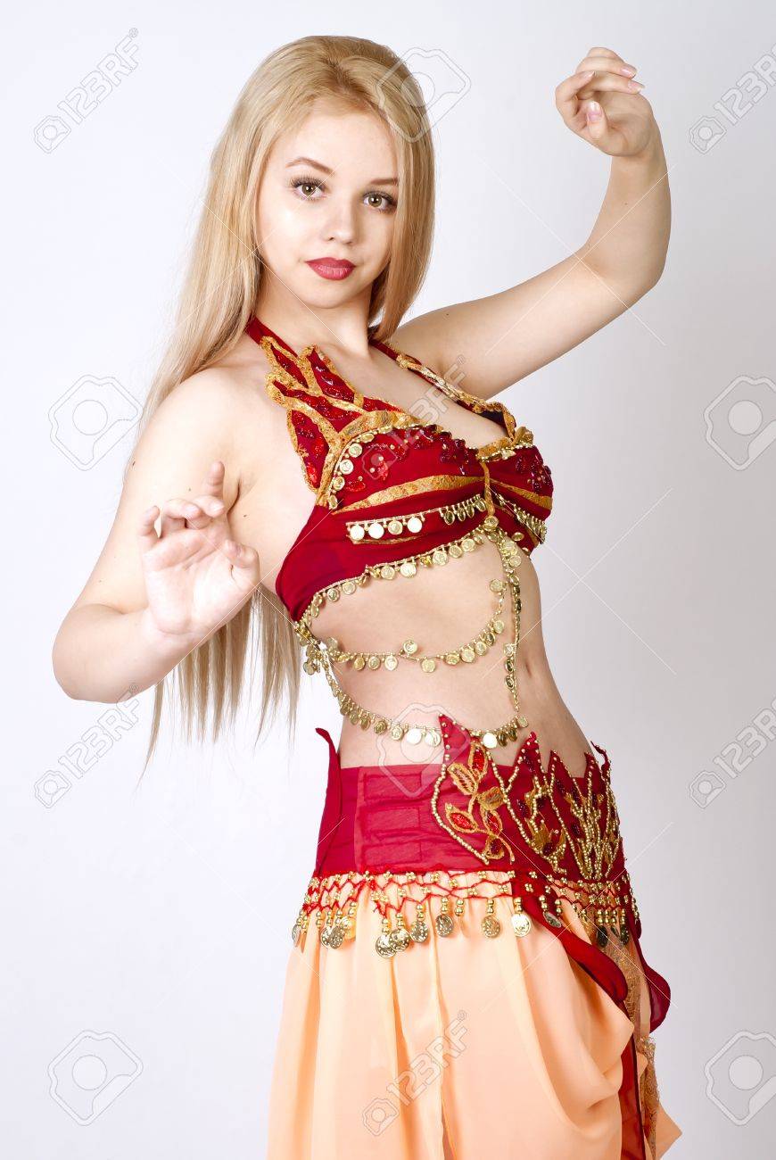 brad trobaugh add blonde belly dance photo