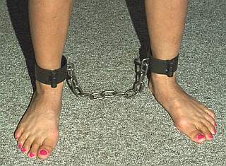 devika chopra add foot bondage image