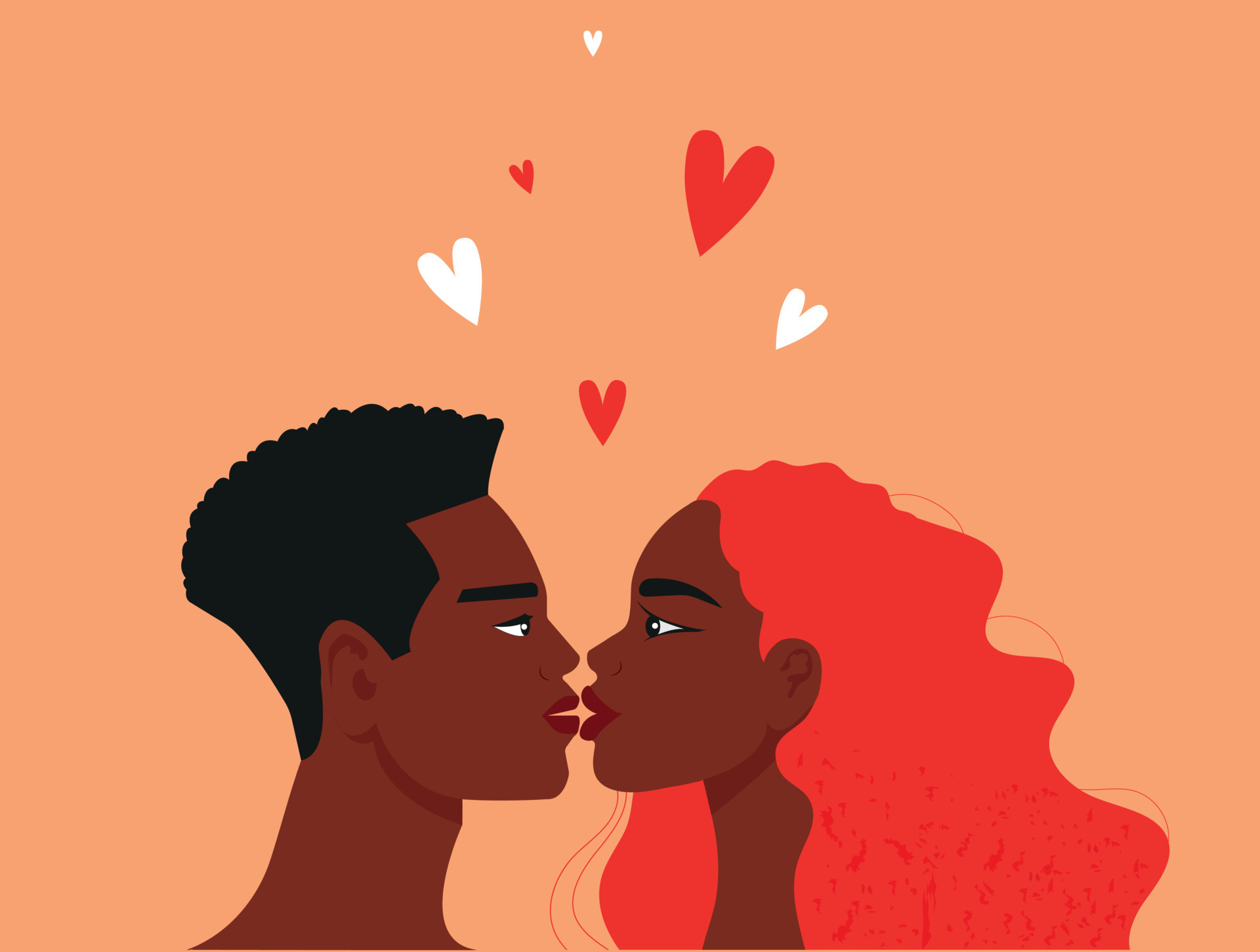 analiza mateo add black couples kissing image