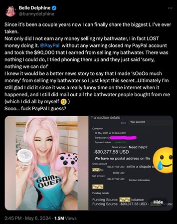 debbie kitchell add belle delphine archive photo