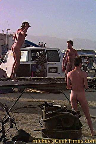 daryl jackson add naked men burning man photo